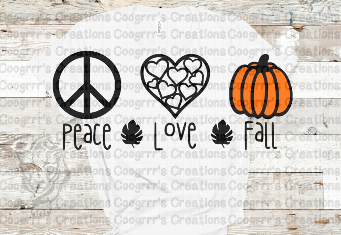 Free Free 253 Peace Love Fall Svg SVG PNG EPS DXF File