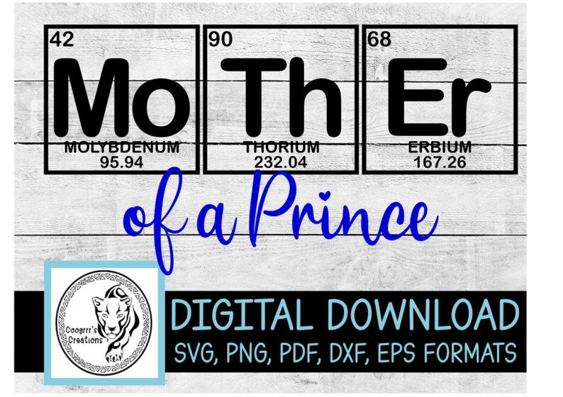 Free Free 185 Mother Of A Prince Svg SVG PNG EPS DXF File
