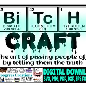 BITCH SVG, Cutting Machine Ready, Digital Download