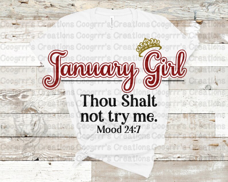 Download January Birthday SVG Birthday SVG January Girl svg Thou | Etsy