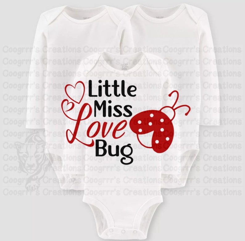 Little Miss Love Bug svg Valentine svg Love svg Girl | Etsy