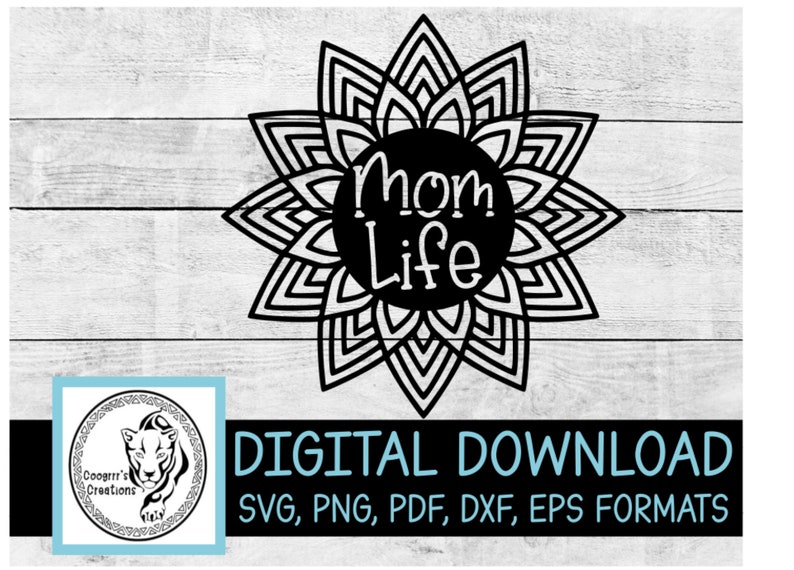 Download Mom Life Mandala SVG Mom Life svg Mandala svg MomLife | Etsy