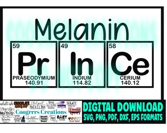 Melanin Prince SVG, Cricut and Cameo Cutting Machine Ready, Digital Download