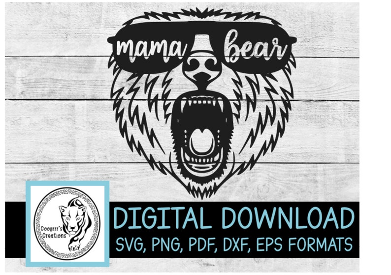 Download Mama Bear SVG Mama SVG Mommy svg Bear svg Mommy Bear | Etsy