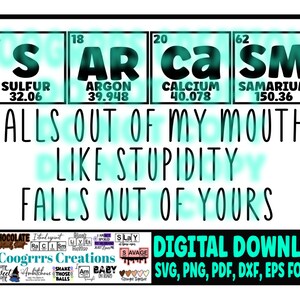 SARCASM SVG, Sarcastic SVG, Digital Download, Cutting Machine Ready