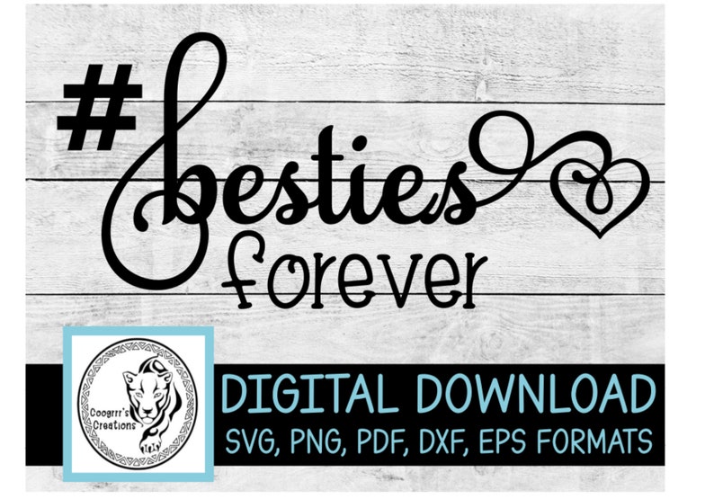 Download Besties Forever SVG Best Friends Forever svg BFF svg | Etsy