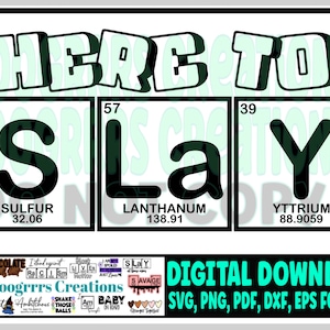 Here to Slay SVG, Slay SVG, Boss Babe SVG, Boss Lady svg, Cutting Machine Ready, Digital Download
