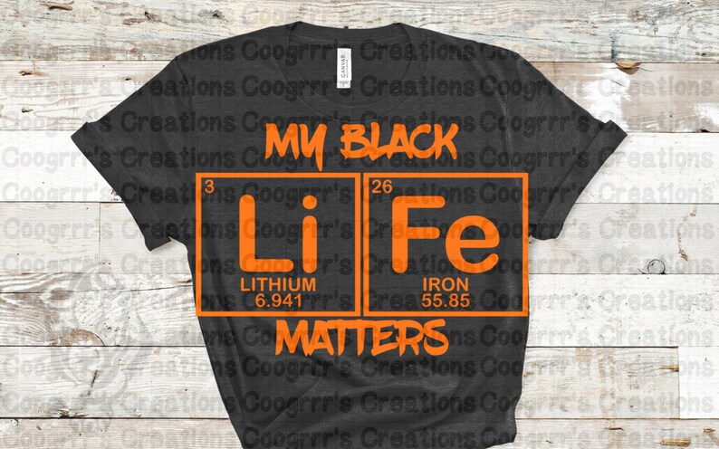 Download Clip Art My Black Life Matters Svg Black Life Matters Civil Rights Blm Can T Breathe Digital Download Periodic Table Svg Art Collectibles