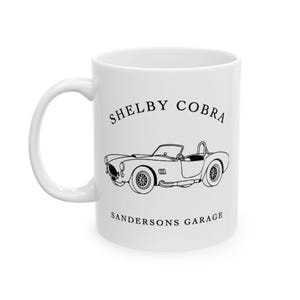 1966 Shelby Cobra Jet Coffee Mug | Classic Muscle Car Ceramic Cup for Gearheads & Car Lovers | 11oz or 15oz Retro Gift