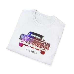1964 Impala T-Shirt | Lowrider Classic Car Tee | Custom Chevy Impala Graphic | Vintage Car Shirt Gift