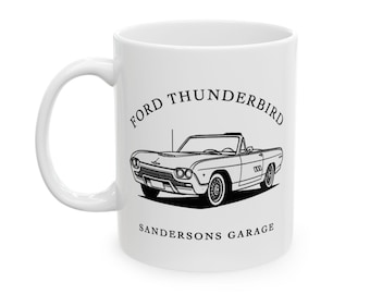 Vintage Ford Thunderbird Drinking Glass Never Underestimate an Old Man With  a Classic Car - Etsy