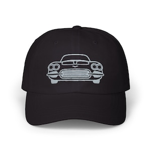 1963 Corvette Grille Embroidered Dad Hat | Classic Car Cap, Vintage Cotton Hat, Sting Ray Gift for Car Lovers