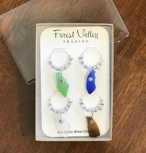 Sea glass charms deals
