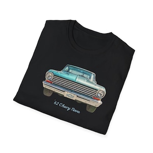 1962 Chevy Nova T-Shirt | Classic Car Graphic Tee | Retro Muscle Car Gift | Chevy II Shirt
