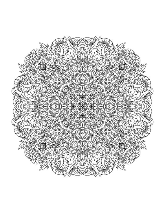 Mandala Coloring Pages Advanced Level