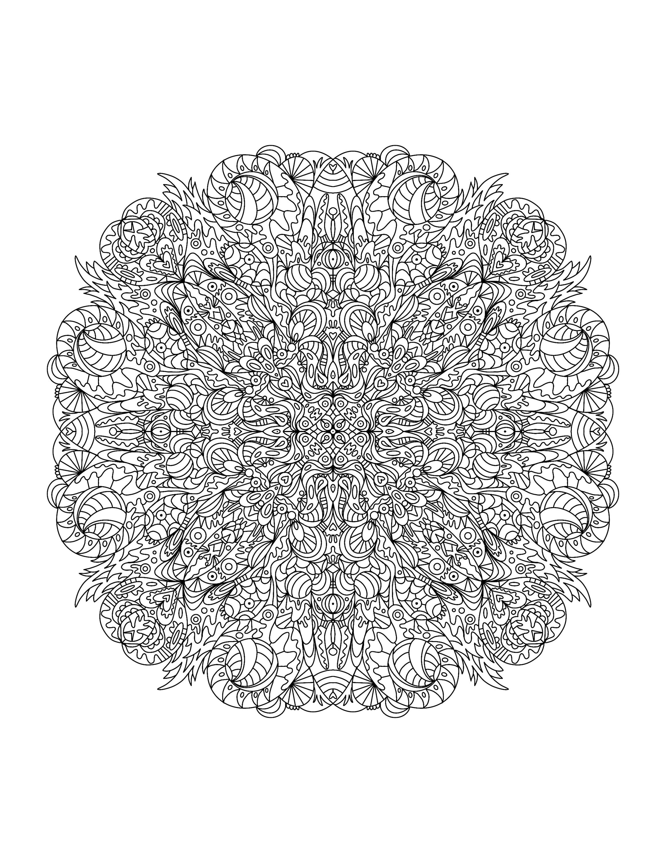 Mandala Coloring Pages Expert Level