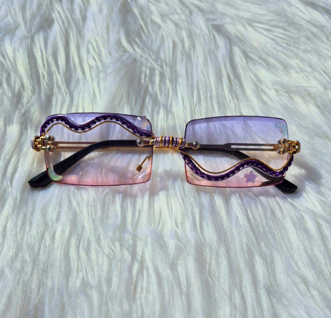 Bundle Spun glasses Artisan Wire Wrapped Sunglasses Festival Rave Spunglasses (@spunglasses) • Instagram photos and videos main image 3