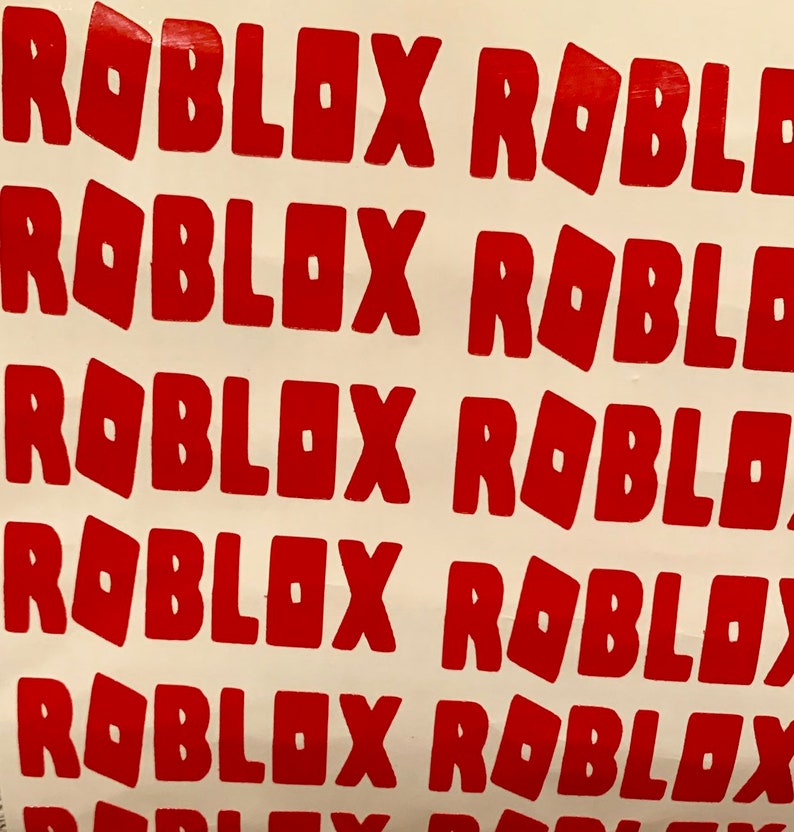 Roblox Decals Roblox Birthday Party Decals Roblox Birthday Etsy - roblox pinata roblox theme party roblox party supplies etsy