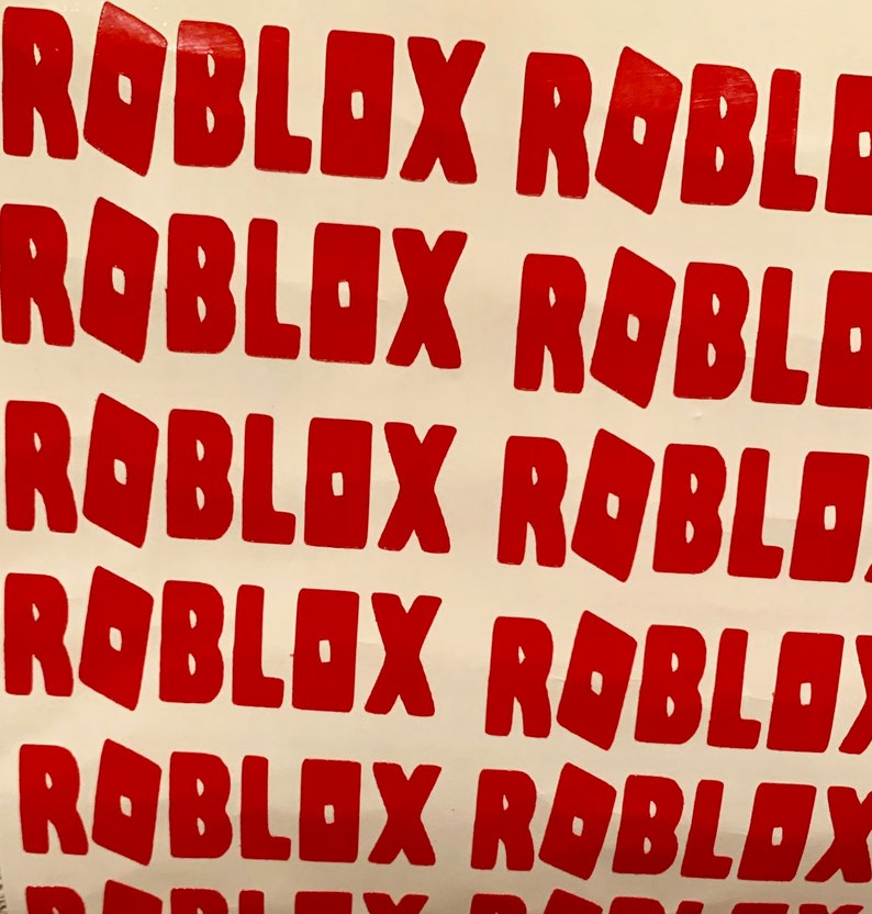 Roblox Decals Roblox Birthday Party Decals Roblox Birthday Etsy - girl roblox birthday party package pink roblox birthday etsy