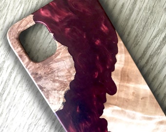 Real Wood & Resin Phone Case for Iphone / Samsung