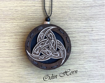 Wooden Car Air Freshener - Odin's Horn