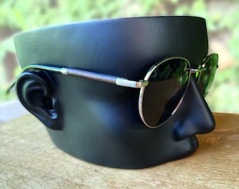 Luxury Metal Frame and Ebony Wood Sunglasses with TAC Polarised UV400 Lenses