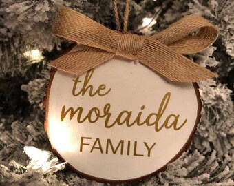 Personalized Family Christmas Ornament