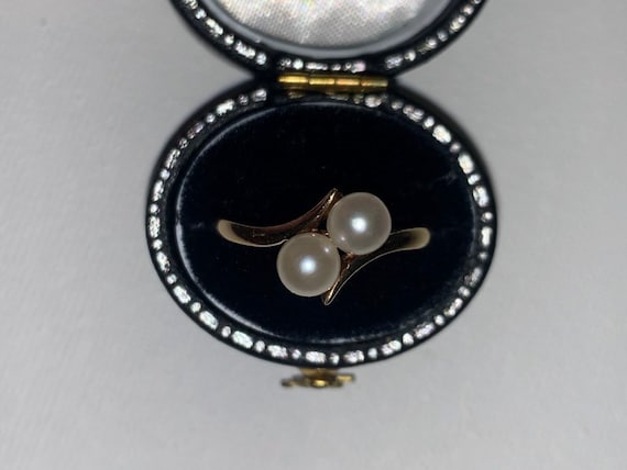 Twin Pearl Ring
