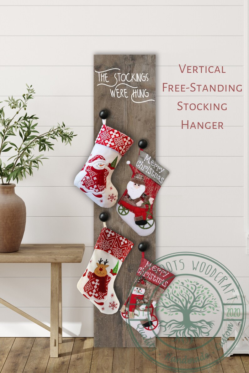 Vertical Stocking Hanger Free Standing Stocking Holder Etsy Canada Vertical Stocking Hanger Free Standing Stocking Holder Etsy Canada