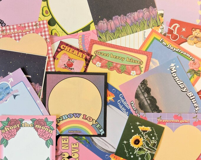 Retro Aesthetic Stationery Set Etsy