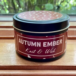 Autumn Ember, 8 ounce Soy Wax Candle image 6