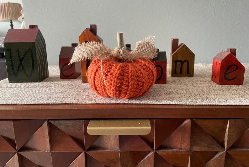 Rustic Pumpkin, Crochet image 4