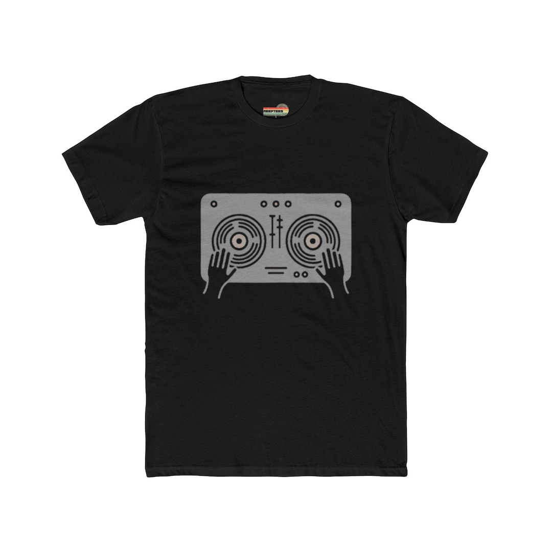 DJ Turntable Hands T-shirt | Vinyl Mixer Tee, Music Producer Apparel - Etsy