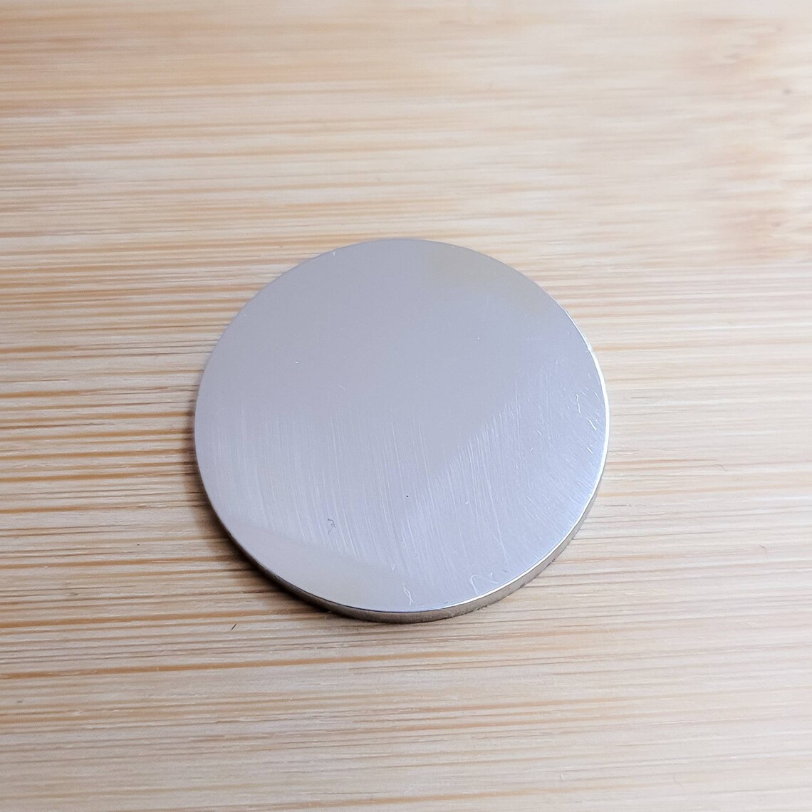 Stainless Golf Ball Marker Blank Thick 1 Disc Etsy