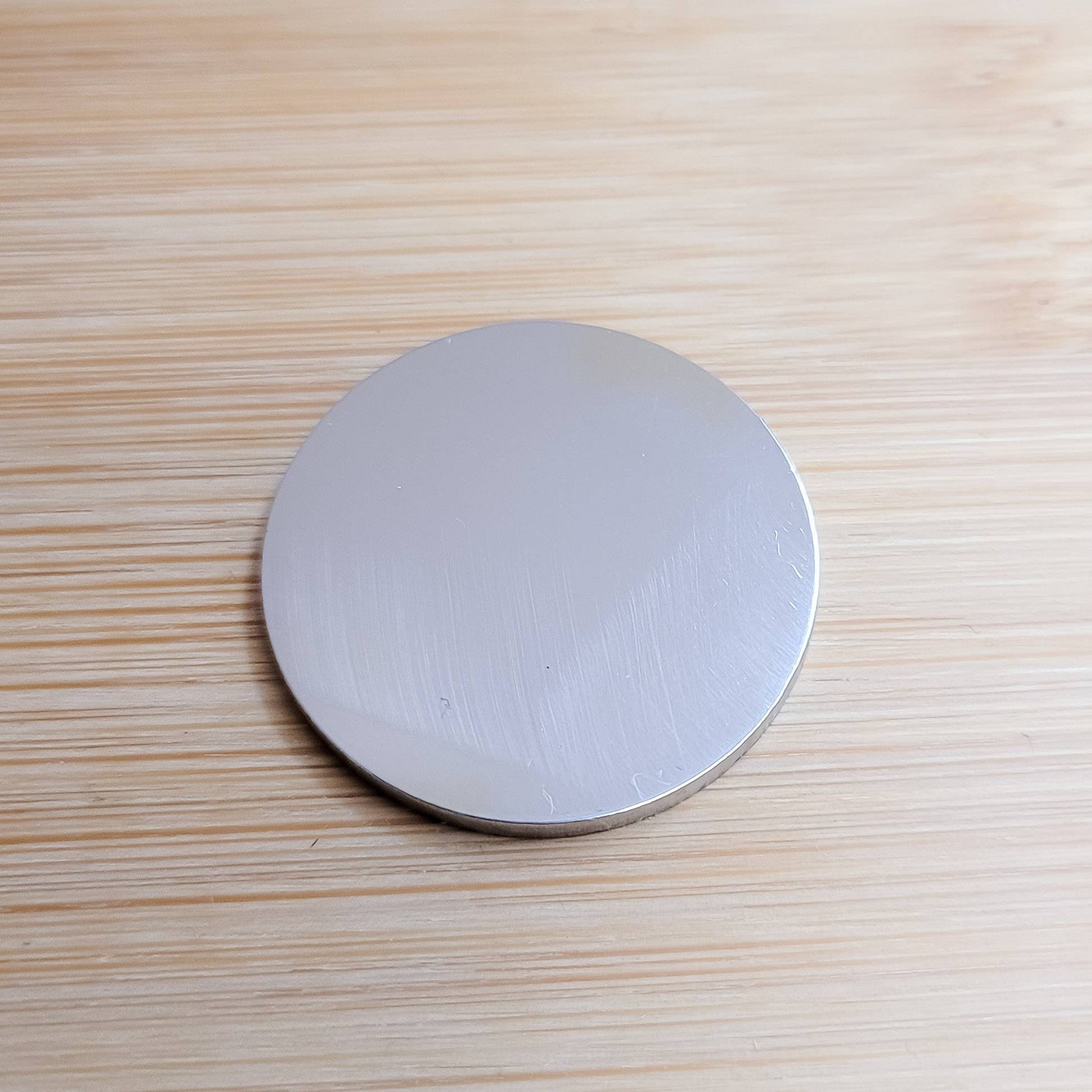 Stainless Golf Ball Marker Blank Thick Magnetic 1 Disc Etsy