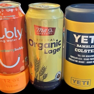 Yeti Rambler Colster 16oz 2.0 Adapter to Fit 355ml / 12oz and 500ml /  16.9oz Cans Combo Pack 