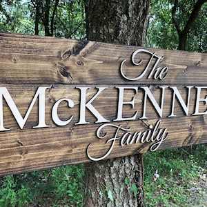 Pallet Sign | Last Name Sign | Custom Wood Sign | Established Sign | Personalized Wedding gift | Wedding Sign | 3D Sign | Family Name Sign