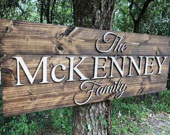 Pallet Sign | Last Name Sign | Custom Wood Sign | Established Sign | Personalized Wedding gift | Wedding Sign | 3D Sign | Family Name Sign