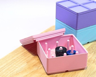 Thread Holder Organiser: Bobbin Storage for Sewing Beading Embroidery — 3D Printed
