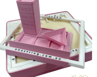 3D Printed Beading Station Caddy PLUS: Flex Frame, Mat, Sorter & Accessories