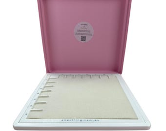 Square Beading Board with Tray: Interchangeable Mats & Lid