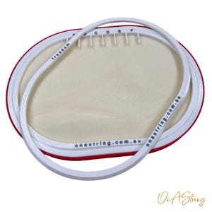 Large Oval Beading Board with Lid & Mat: Interchangeable Bead Station Desk