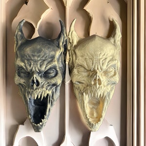 Halloween gothic decor - 3D print horror head - Home decor - Man Bat Wall decor  spooky Head statue, wall art - zombie - creepy - Skull