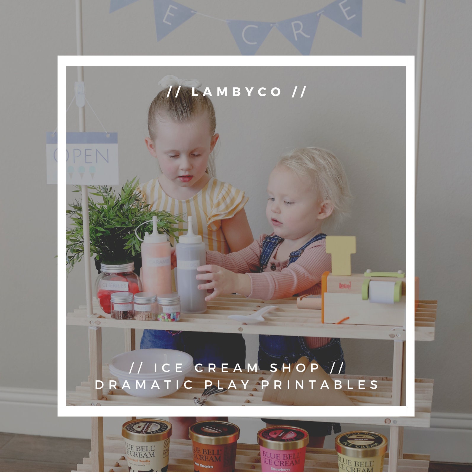 Printable Ice Cream Dramatic Play Kit Instant Download - Etsy