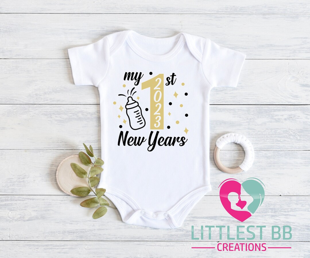 My First New Years Onesie® Baby 1st New Year Onesie® Etsy