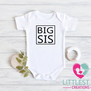 Big Sister Onesie® - Big Sister Baby Onesie® - Baby Girl Onesie® - Big Sister Announcement Onesie® - Big Sister Toddler Shirt