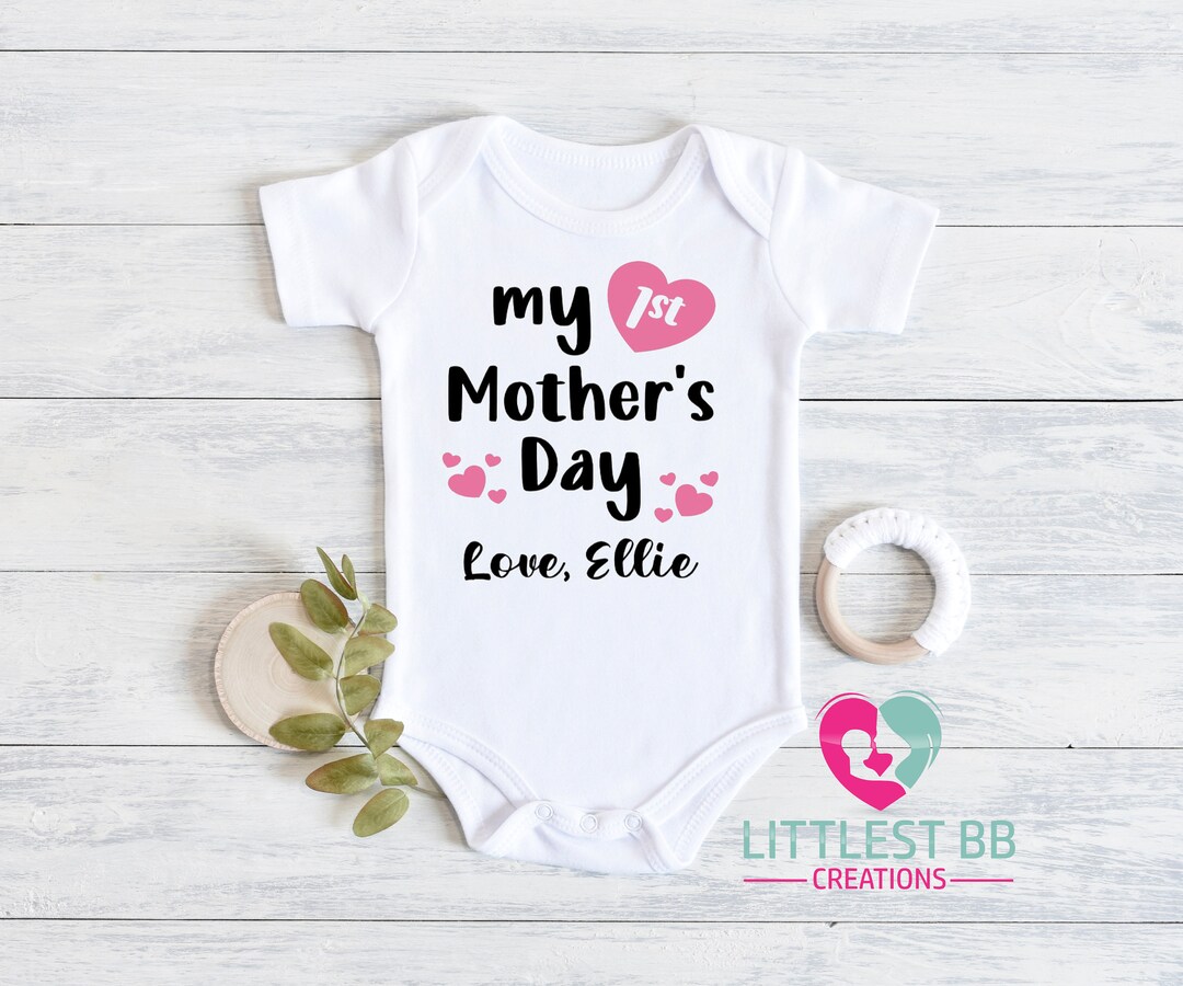 My 1st Mother's Day Onesie® - Happy Mother's Day Baby Onesie ...