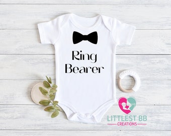 Ring Bearer Baby Onesie® - Ring security Onesie® - Wedding Day Baby Outfit - Baby Boy Onesie®