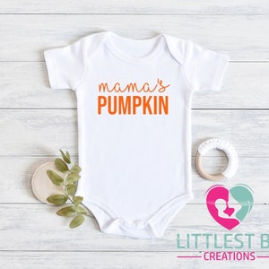 Mama's Pumpkin Onesie® - Fall Onesie® - Pumpkin Onesie® - Baby Thanksgiving Onesie® - Thanksgiving Gift - Fall Baby Outfit