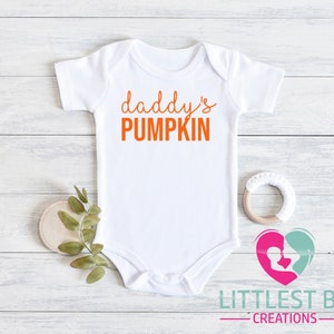 Daddy's Pumpkin Onesie® - Fall Onesie® - Pumpkin Onesie® - Baby Thanksgiving Onesie® - Thanksgiving Gift - Fall Baby Outfit